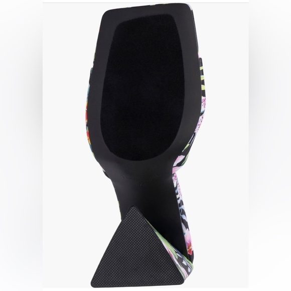 TORGEIS- Paradise Tropical Print Block Heel Sandal - Picture 6 of 8